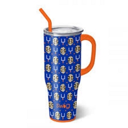 Touchdown Royal Blue + Orange Mega Mug (40oz)